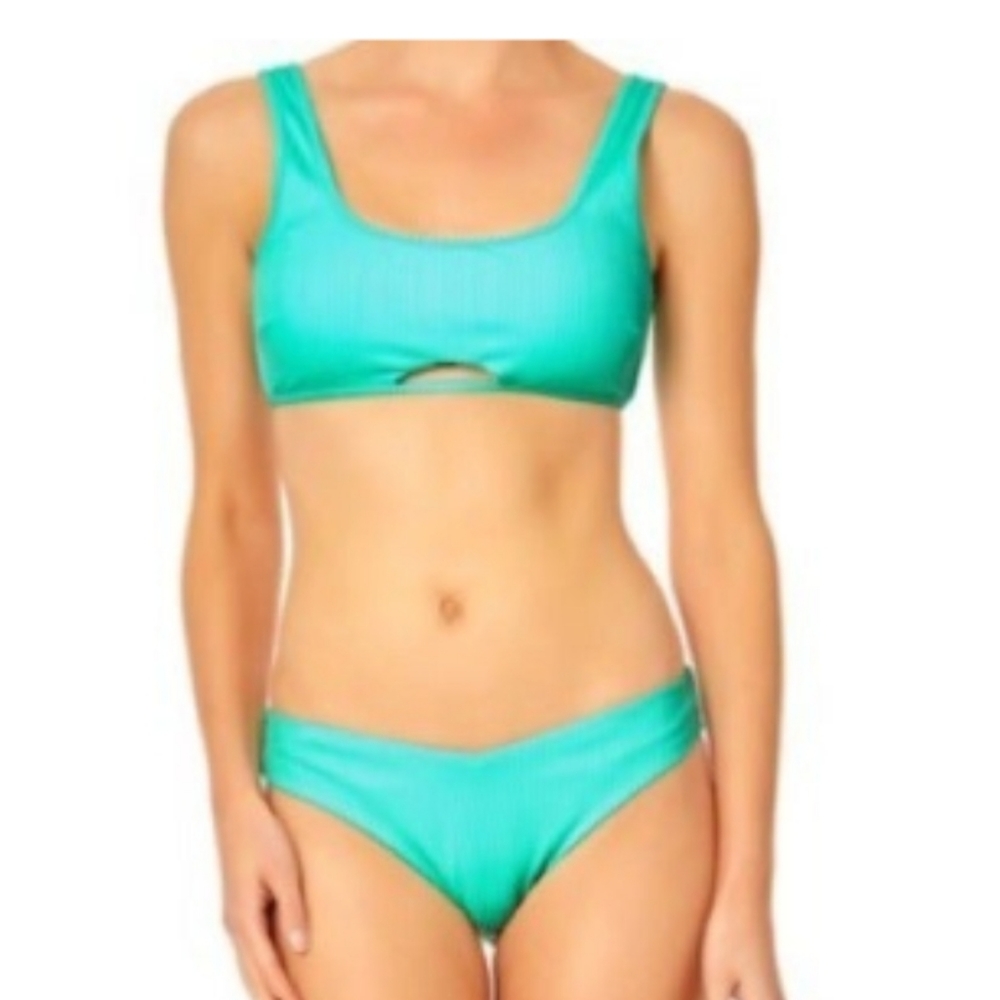 No Boundaries Rib Peek A Boo Top Bralette Junior Small (3-5) New With Tag